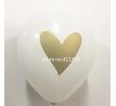 Balóny srdce biele