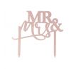 Akrylový zápich Mr. & Mrs.