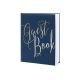 Svadobná kniha hostí Guest book modrá