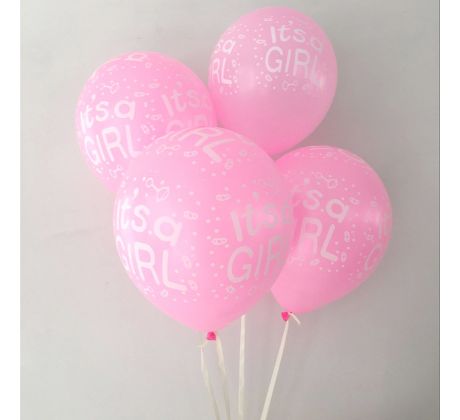10 ks balónov - dievča