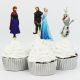 Ozdoby na koláčiky Frozen - 24 ks