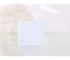Svadobné puzdro CD/DVD biele