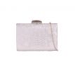 Spoločenská kabelka clutch strieborná