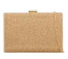 Spoločenská kabelka s kamienkami zlatá 1