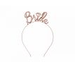 Čelenka Bride ružové zlato