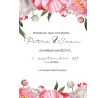 Svadobné oznámenie Kvety 1