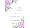Svadobné oznámenie Flowers 1