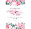 Svadobné oznámenie Romantik flowers