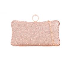 Spoločenská kabelka clutch šampaň 8
