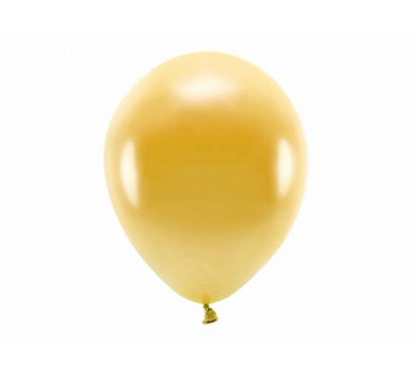 Balóny 10 ks - metalické zlaté