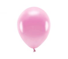 Balóny 10 ks - metalické ružové