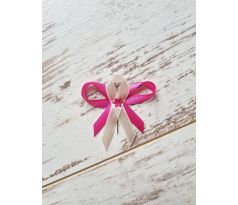 Svadobné pierko, 6 cm ružové