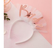 Čelenka Bride s krátkym závojom