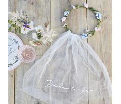 Venček Bride to be so závojom