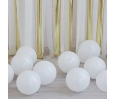 Balóny malé biele 40 ks