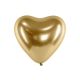 Balóny v tvare srdca zlaté