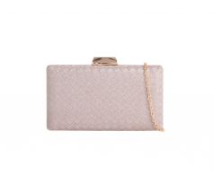 Spoločenská kabelka clutch rose gold 13