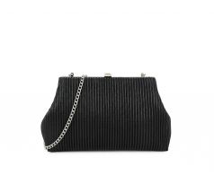 Spoločenská kabelka čierna clutch