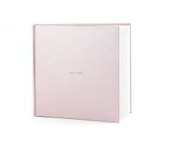 Svadobná kniha hostí perleťovo ružová