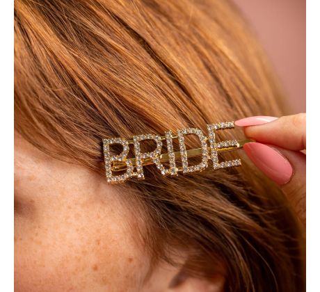 Sponka Bride zlatá