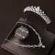 Set - náušnice, náhrdelník a tiara 2
