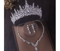 Set - náušnice, náhrdelník a tiara 7