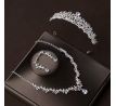 Set - náušnice, náhrdelník a tiara