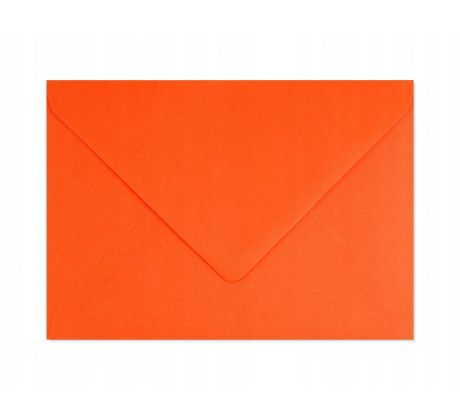 Obálka na oznámenie oranžová tmavá