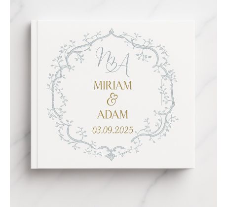 Svadobná kniha hostí personalizovaná Rozprávka