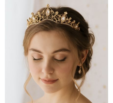 Korunka/tiara 19 zlatá