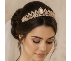 Korunka/tiara 17 - zlatá