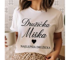 Tričko pre družičku s vlastným textom 3