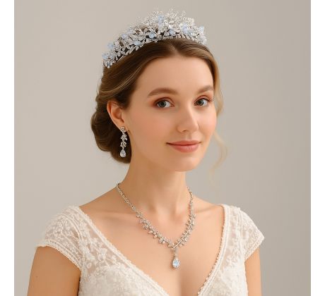 Set - náušnice, náhrdelník a tiara 1