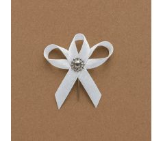 Svadobné pierko, 6 cm biela 1
