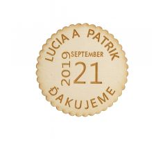 Svadobná magnetka 73