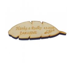 Svadobná magnetka 78