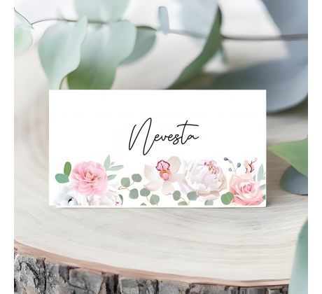 Svadobné menovky na stôl 49