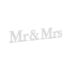 Nápis Mr. & Mrs.
