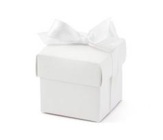 Krabička biela s mašličkou
