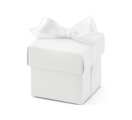 Krabička biela s mašličkou