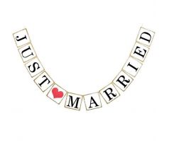 Písmenká Just Married 2