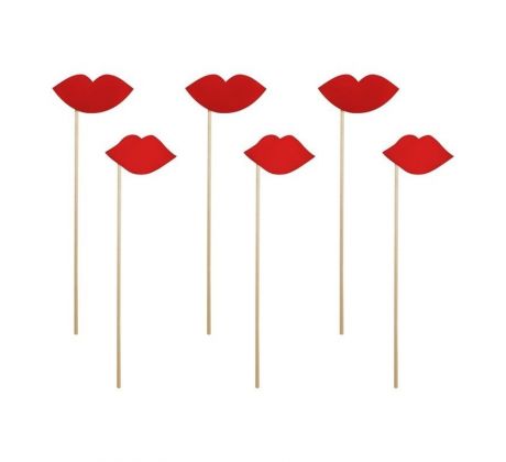 Rekvizity na fotenie ústa