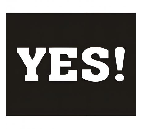 Svadobné nálepky na topánky YES! 1pár