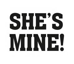 Svadobné nálepky na topánky SHE´S MINE 1pár