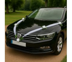 Girlanda na auto z tylu biela 1,7 m