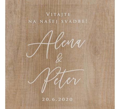 Nálepky na uvítaciu tabuľu A4