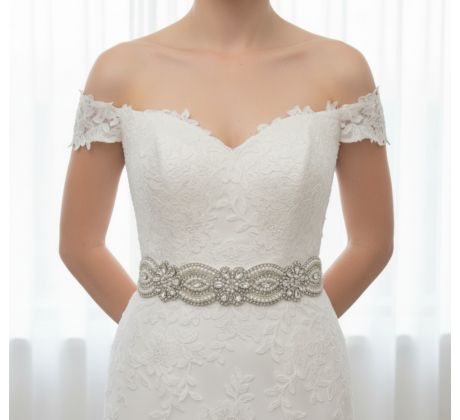 Štrasová ozdoba na šaty 23