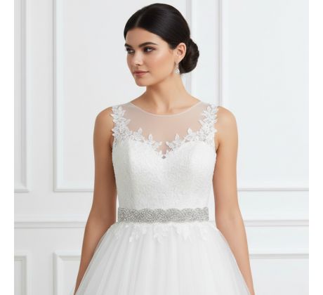 Štrasová ozdoba na šaty 16