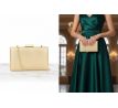 Spoločenská kabelka clutch zlatá 13