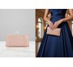 Spoločenská kabelka clutch šampaň 8